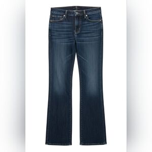 Women's Seven For All Mankind Ginger Dark Wash Bootcut Jeans 30x34 12" Rise 7FAM